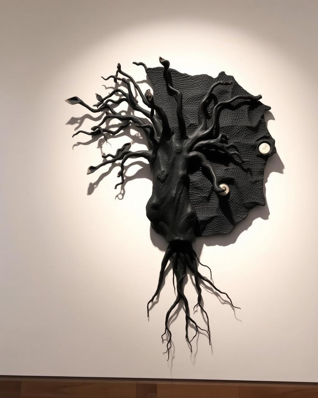 Sculpture contemporaine — Inès El Mansouri — Racine III — 60 × 80 cm — 2024 — ACTA Gallery