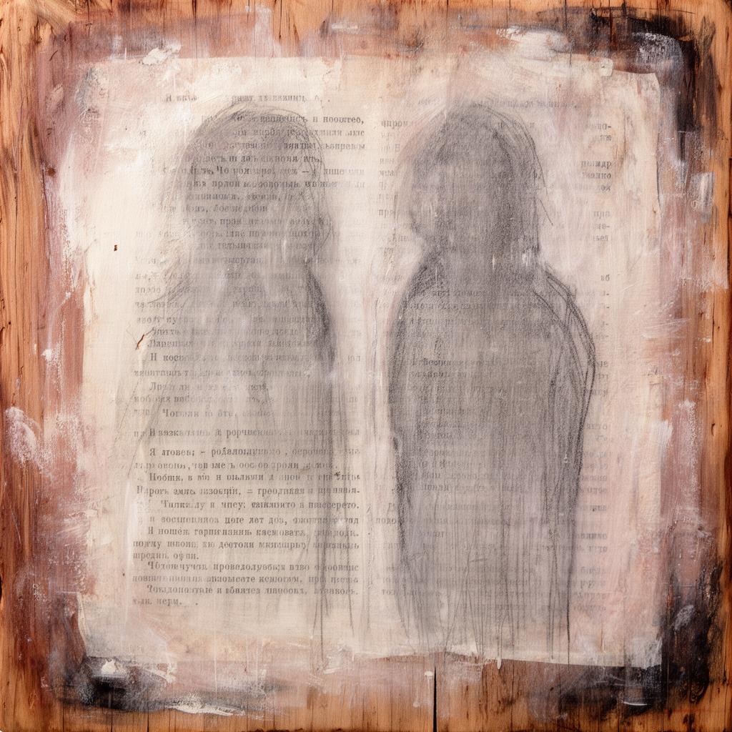 Technique mixte contemporaine — Andrei Volkov — Palimpseste — 90 × 90 cm — 2024 — ACTA Gallery