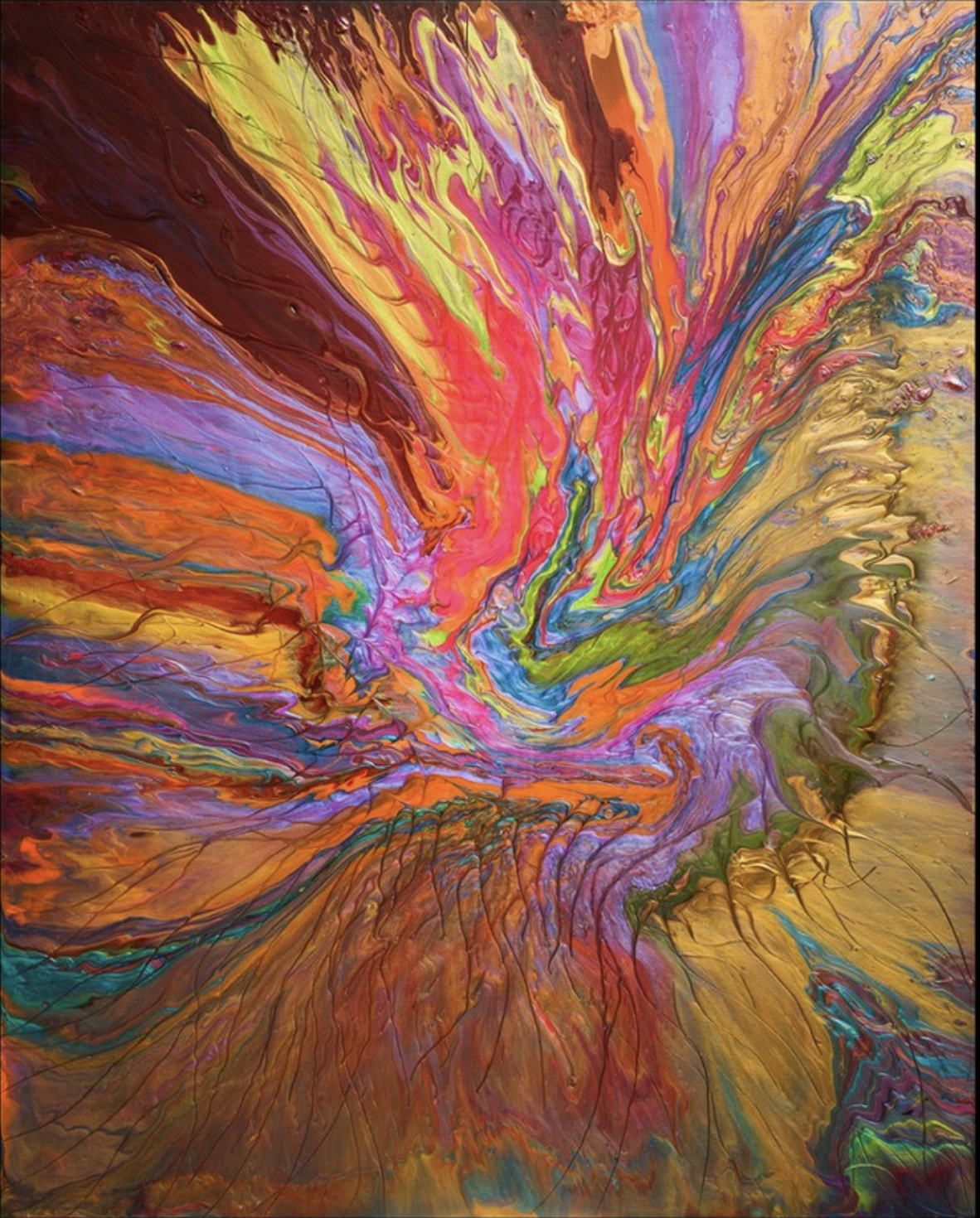 Peinture contemporaine — Richard Barkhou — Transmutation — 150 × 200 cm — 2019 — ACTA Gallery