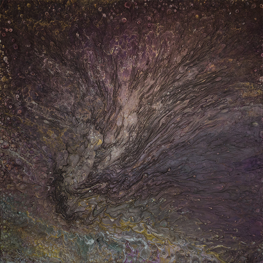 Peinture contemporaine — Richard Barkhou — Quantum — 150 × 150 cm — 2018 — ACTA Gallery
