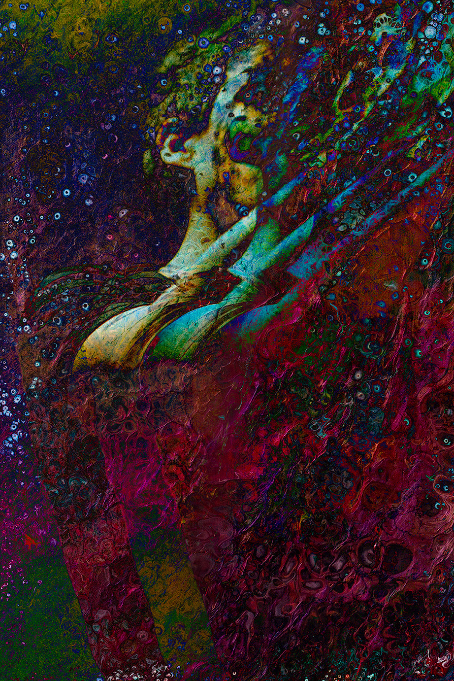 Technique mixte contemporaine — Richard Barkhou — Adam — ACTA Gallery